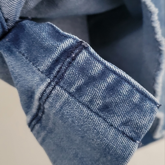 Crewcuta Girls Jean Dress-size 12 - Picture 8 of 11
